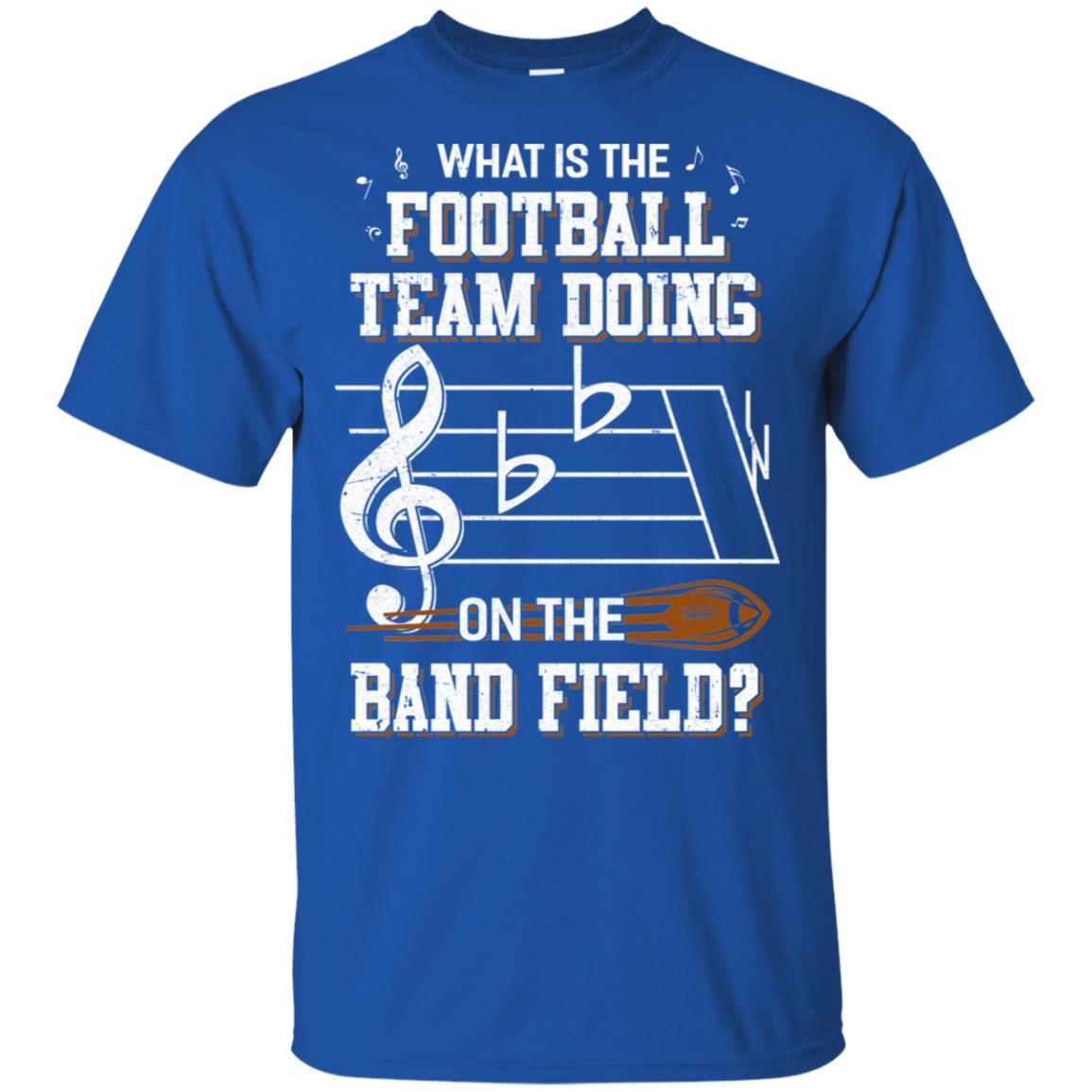 Marching Band What Is The Football Team Doing On Field-T-Shirt & Hoodie-Classic T-Shirt-Royal