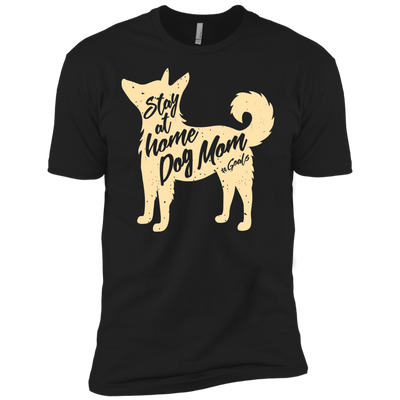Stay At Home Dog Mom-T-Shirt & Hoodie-Premium T-Shirt-Black