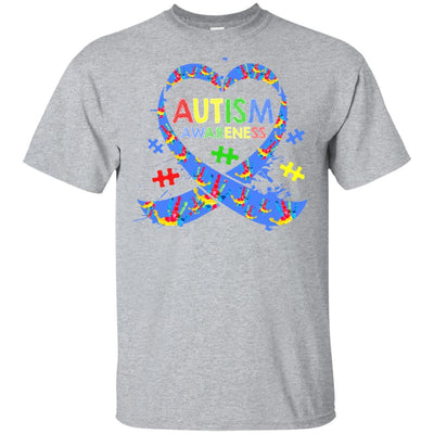 World Autism Awareness 2 April Dad Mom Kid Autism Gift-T-Shirt & Hoodie-Classic T-Shirt-Sport Grey