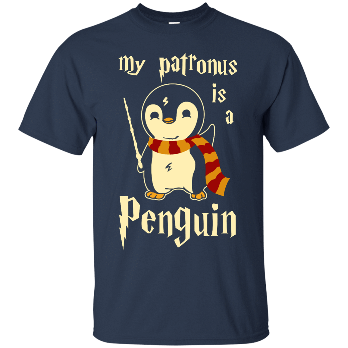 My Patronus Is A Penguin-T-Shirt & Hoodie-Classic T-Shirt-Navy