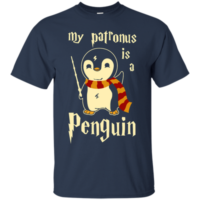 My Patronus Is A Penguin-T-Shirt & Hoodie-Classic T-Shirt-Navy