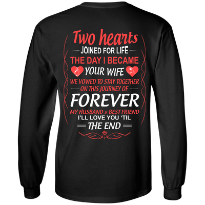 LOVE YOU TILL THE END-T-Shirt & Hoodie-Long Sleeve T-Shirt-Black