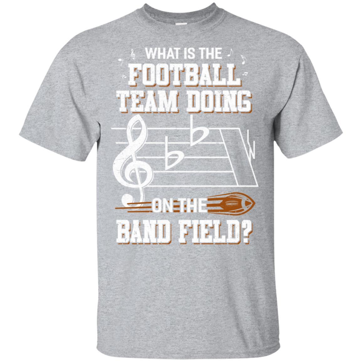 Marching Band What Is The Football Team Doing On Field-T-Shirt & Hoodie-Classic T-Shirt-Sport Grey