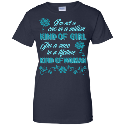 I'm A Once In A Lifetime Kind Of Woman-T-Shirt & Hoodie-Women's T-Shirt-Navy