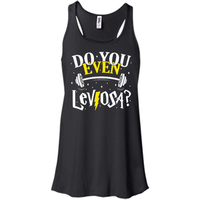 Do You Even Leviosa-T-Shirt & Hoodie-Women's Flowy Racerback Tank-Black
