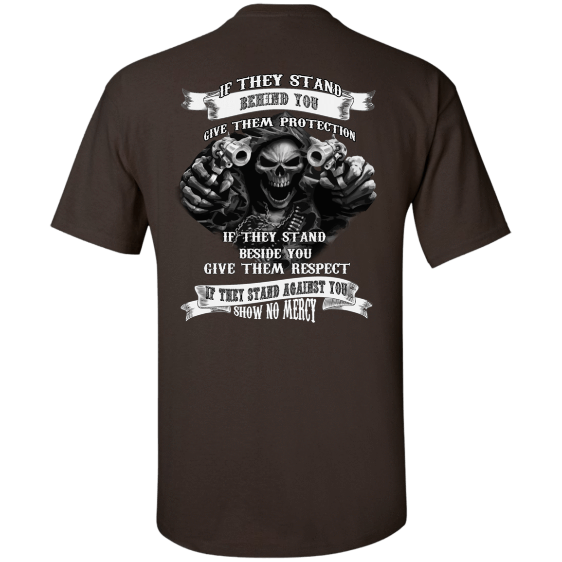 If They Stand behind you-T-Shirt & Hoodie-Classic T-Shirt-Dark Chocolate