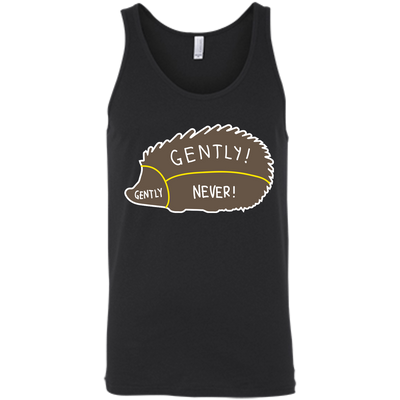 Proper way to pet a Hedgehog lover-T-Shirt & Hoodie-Unisex Tank-Black