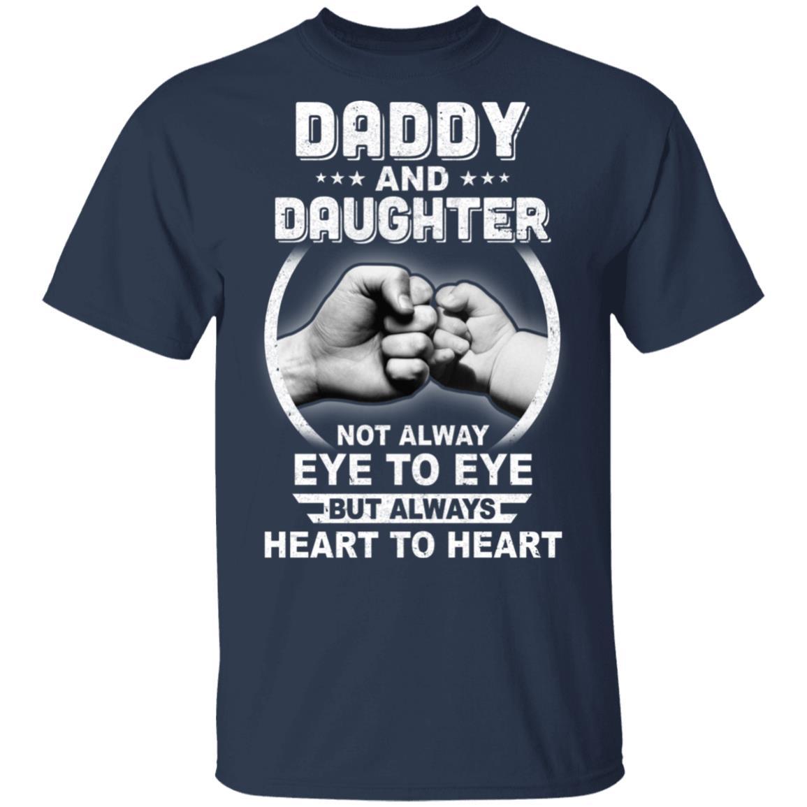 Father And Daughter Daddy And Baby Funny Father's Day Gift-T-Shirt & Hoodie-Classic T-Shirt-Navy