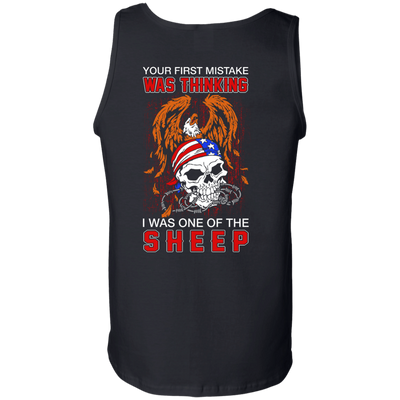Your First Mistake Was Thinking I Was One Of The Sheep-T-Shirt & Hoodie-Unisex Tank-Black