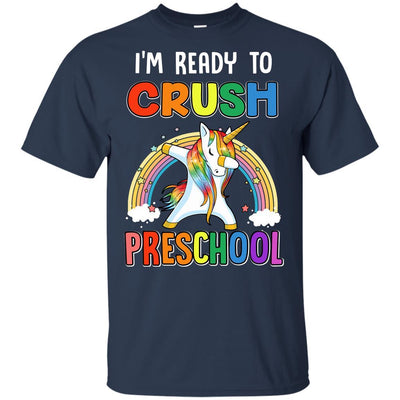 I'm Ready To Crush Preschool Unicorn Back To School Youth-Youth Shirt-Youth T-Shirt-Navy