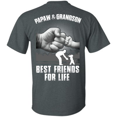 Papaw And Grandson Best Friends For Life-T-Shirt & Hoodie-Classic T-Shirt-Dark Heather