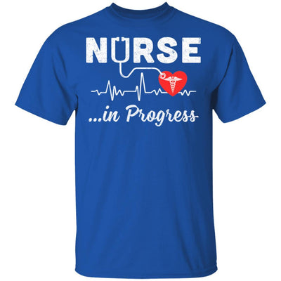 Nurse In Progress Future Nurse Nursing Student-T-Shirt & Hoodie-Classic T-Shirt-Royal