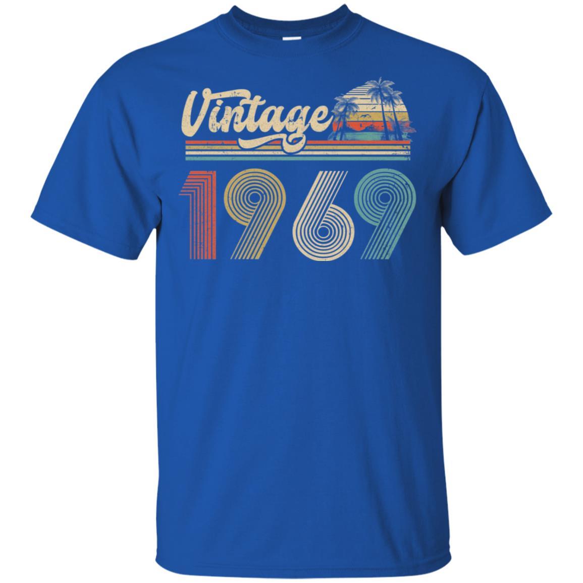 52th Birthday Gift Vintage 1969 Classic-T-Shirt & Hoodie-Classic T-Shirt-Royal