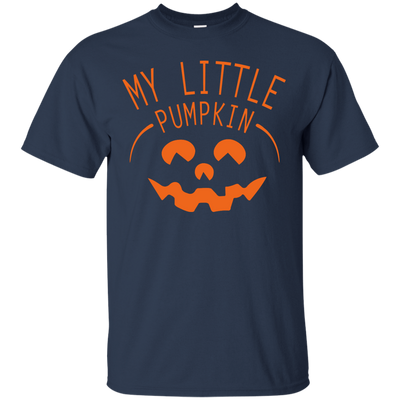 My Little Pumpkin Halloween Maternity T-Shirt-T-Shirt & Hoodie-Classic T-Shirt-Navy