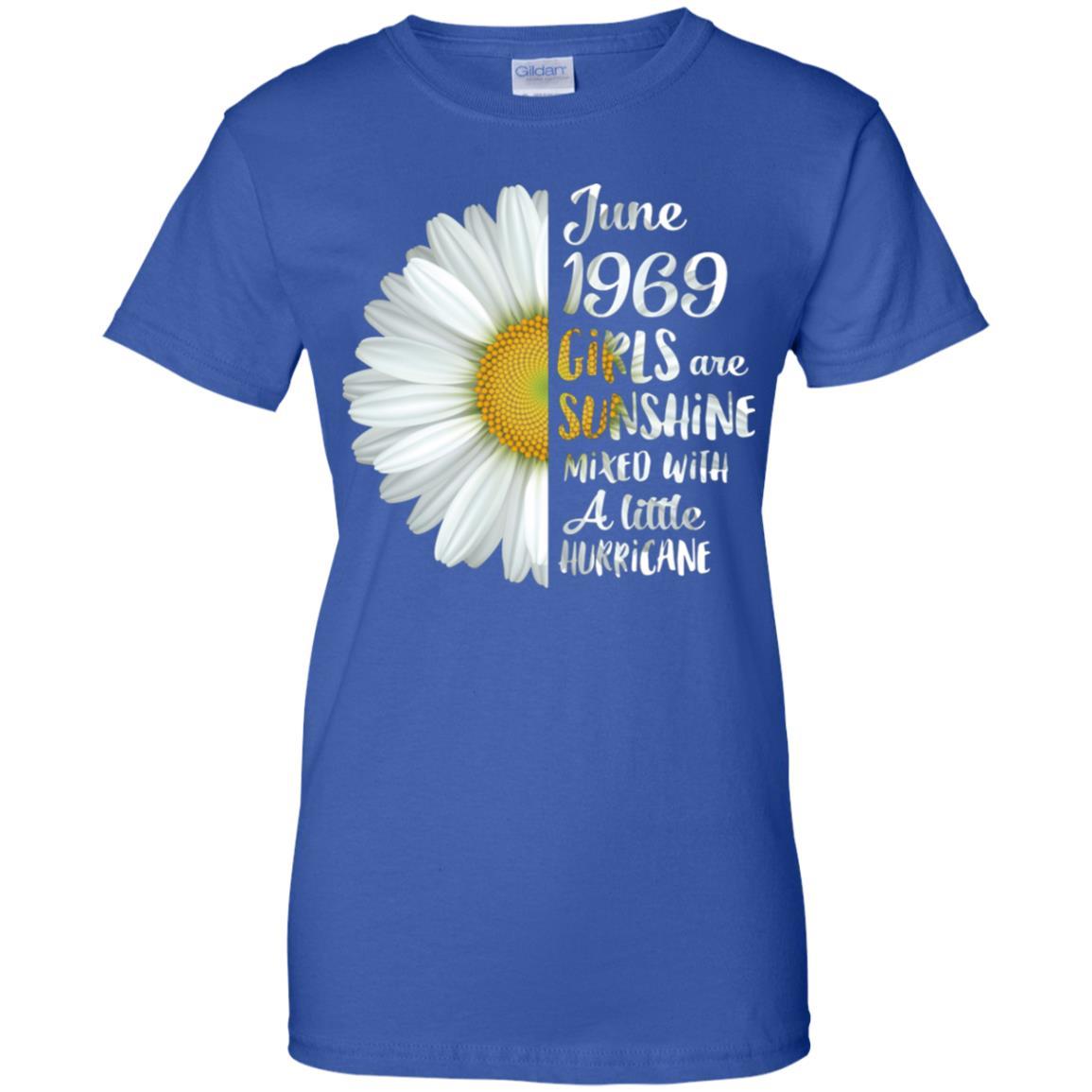 June Girls 1969 52th Birthday Gifts-T-Shirt & Tank Top-Women's T-Shirt-Royal
