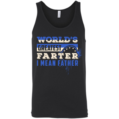 World's Greatest Farter I Mean Father-T-Shirt & Hoodie-Unisex Tank-Black