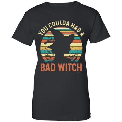 You Coulda Had A Bad Witch Halloween Funny Gift Awesome-T-Shirt & Hoodie-Women's T-Shirt-Black