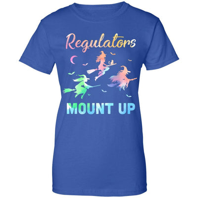 Regulators Mount Up Funny Halloween Witch For Women-T-Shirt & Tank Top-Women's T-Shirt-Royal