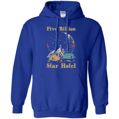 Vintage Five Billion Star Hotel Moom Camping-T-Shirt & Hoodie-Pullover Hoodie-Royal