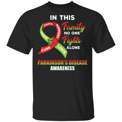 In This School No One Fights Parkinson's Disease Awareness Alone-T-Shirt & Hoodie-Classic T-Shirt-Black