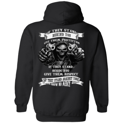 If They Stand behind you-T-Shirt & Hoodie-Pullover Hoodie-Black