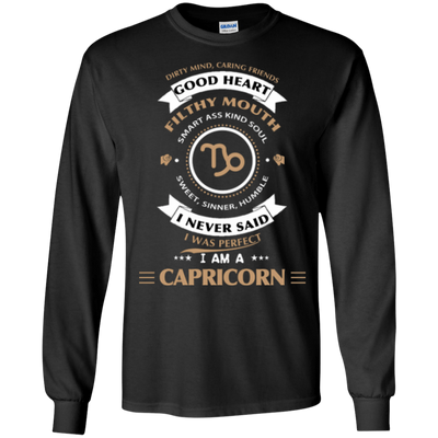 I'm A Capricorn-T-Shirt & Hoodie-Long Sleeve T-Shirt-Black