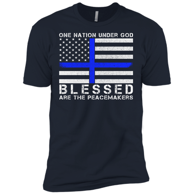 One Nation Under God-T-Shirt & Hoodie-Premium T-Shirt-Midnight Navy