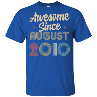Awesome Since August 2010 Vintage 11th Birthday Gifts Youth-Youth Shirt-Youth T-Shirt-Royal