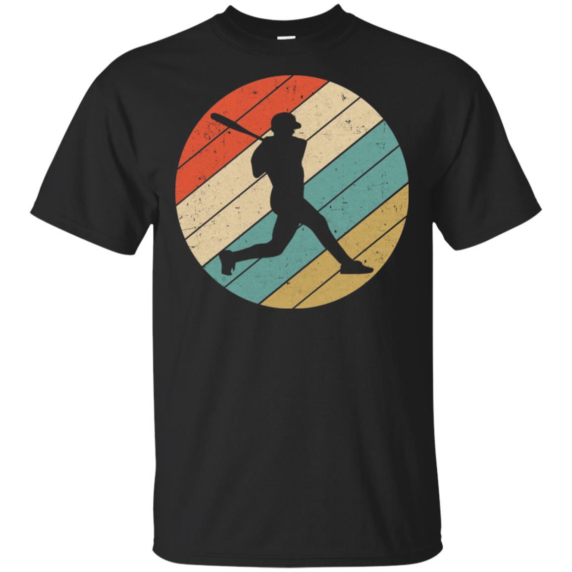 Retro Vintage Baseball Softball Gifts-T-Shirt & Tank Top-Classic T-Shirt-Black