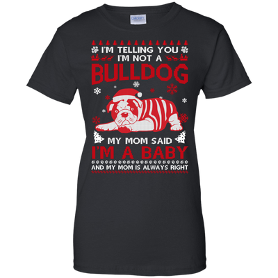 I'm Telling You I'm Not A BullDog-T-Shirt & Hoodie-Women's T-Shirt-Black
