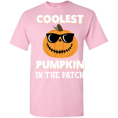 Coolest Pumpkin In The Patch Halloween Costume Gift Youth-Youth Shirt-Youth T-Shirt-Light Pink