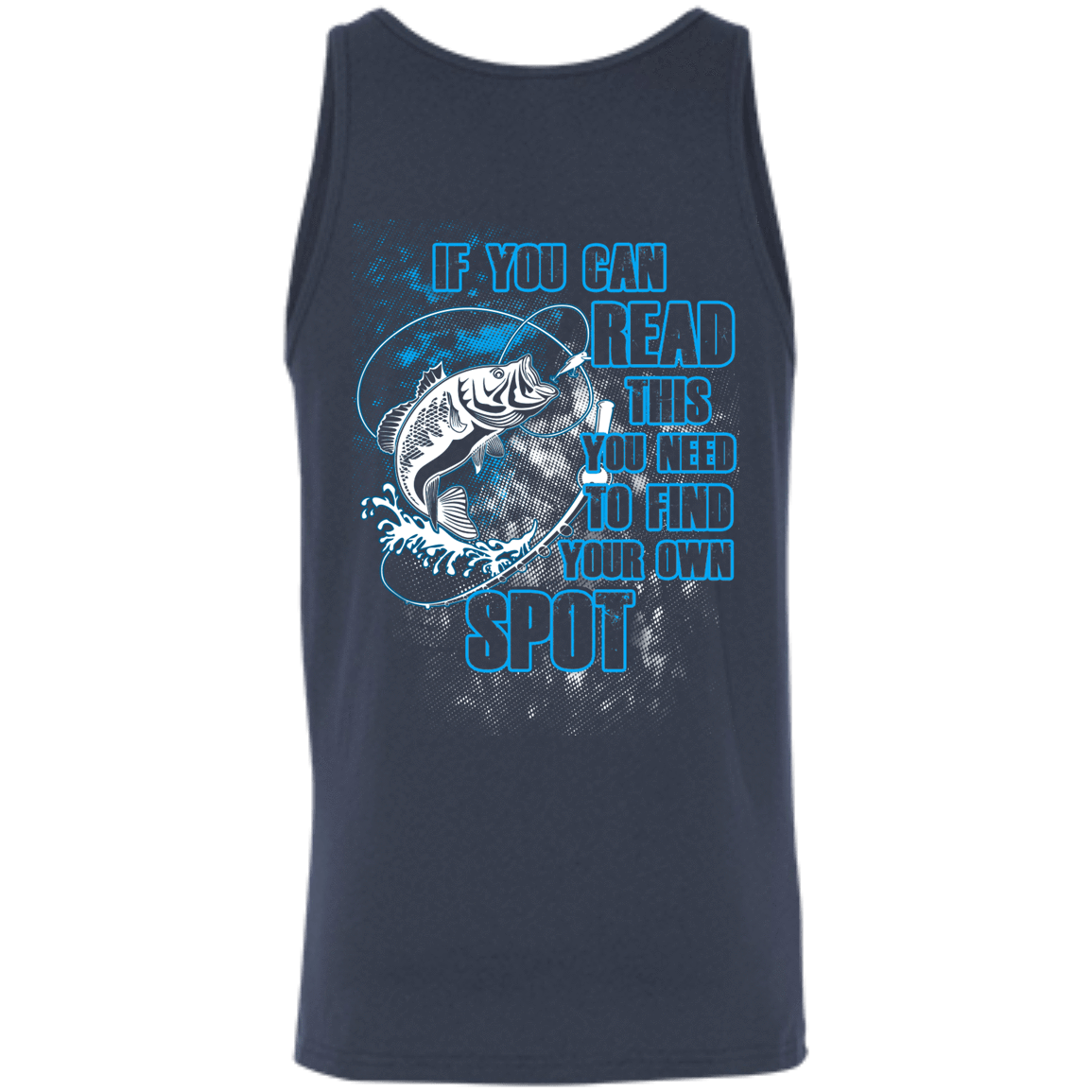 Need To Own Spot Fishing-T-Shirt & Hoodie-Unisex Tank-Navy