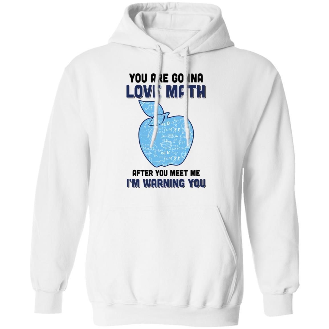 You Are Gonna Love Math Teacher Gifts-T-Shirt & Hoodie-Pullover Hoodie-White