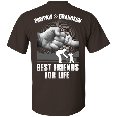 Pawpaw And Grandson Best Friends For Life-T-Shirt & Hoodie-Classic T-Shirt-Dark Chocolate