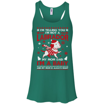 I'm Telling You I'm Not A Labrador-T-Shirt & Hoodie-Women's Flowy Racerback Tank-Kelly