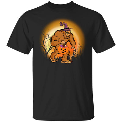 Funny Bigfoot Halloween For Kids Boys Girls-T-Shirt & Hoodie-Classic T-Shirt-Black