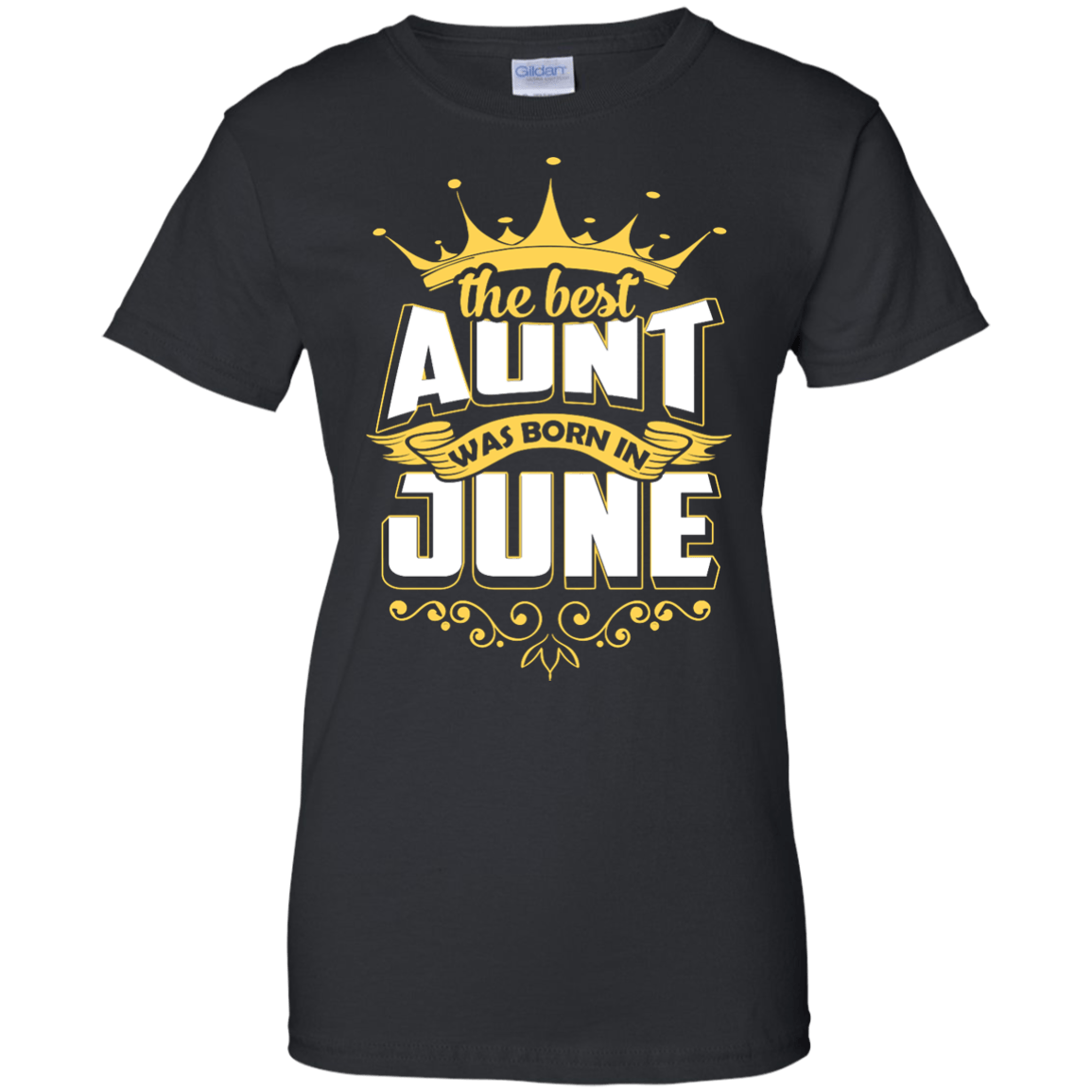 The Best Aunt Was Born In June-T-Shirt & Hoodie-Women's T-Shirt-Black