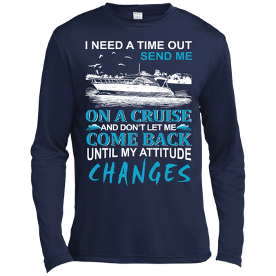 Send Me On A Cruise-T-Shirt & Hoodie-Long Sleeve T-Shirt-Navy