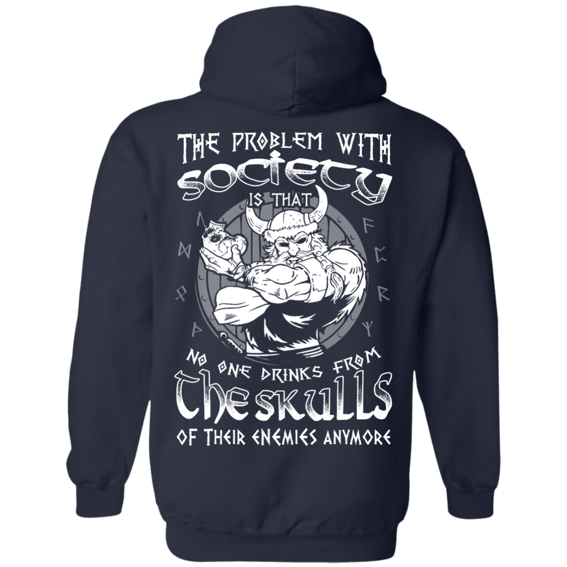 The Problem With Society-T-Shirt & Hoodie-Pullover Hoodie-Navy