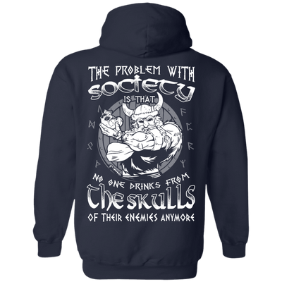 The Problem With Society-T-Shirt & Hoodie-Pullover Hoodie-Navy