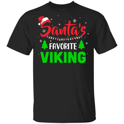 Santa's Favorite Viking Funny Christmas Xmas Gifts-T-Shirt & Sweatshirt-Classic T-Shirt-Black