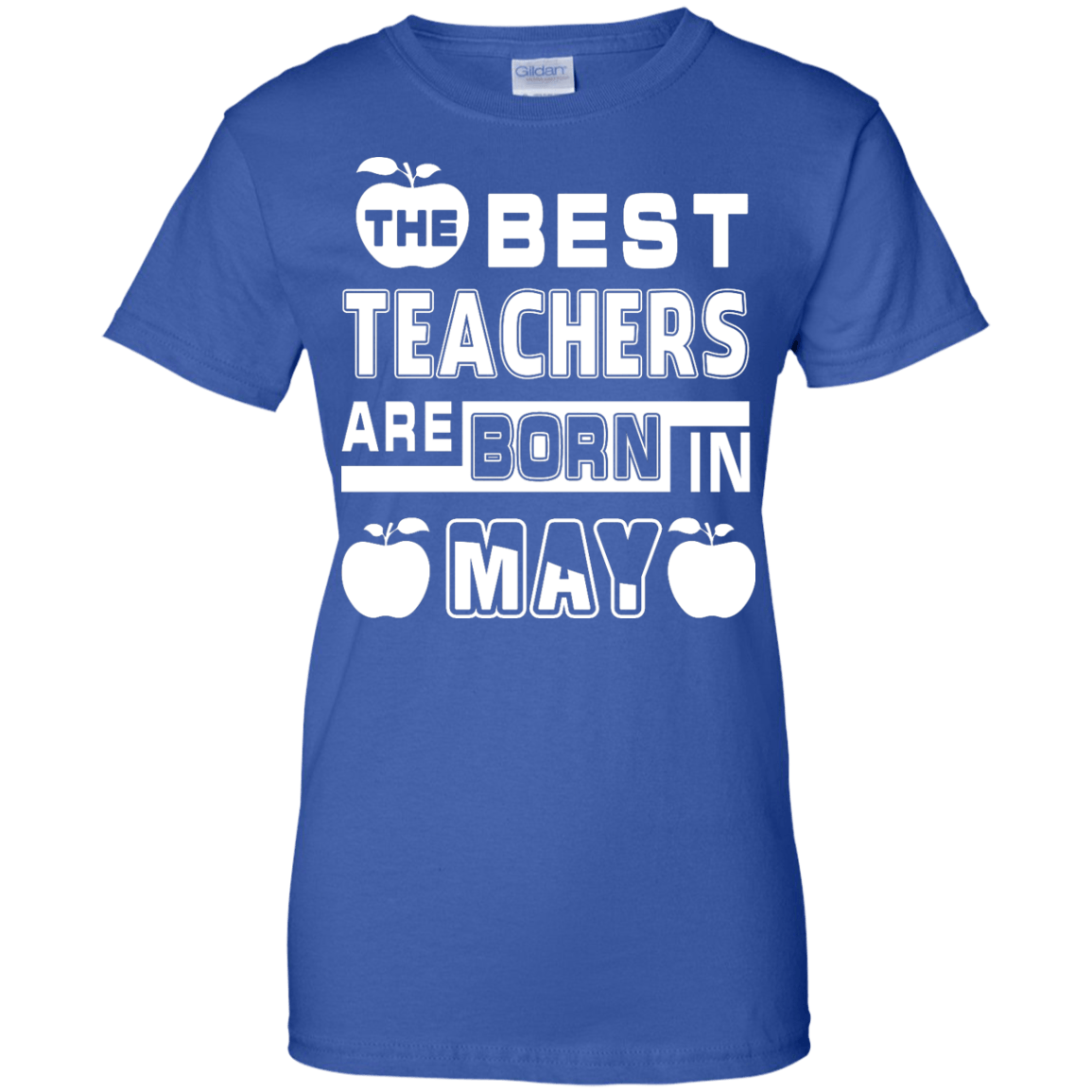 The Best Teachers Are Born In May-T-Shirt & Hoodie-Women's T-Shirt-Royal