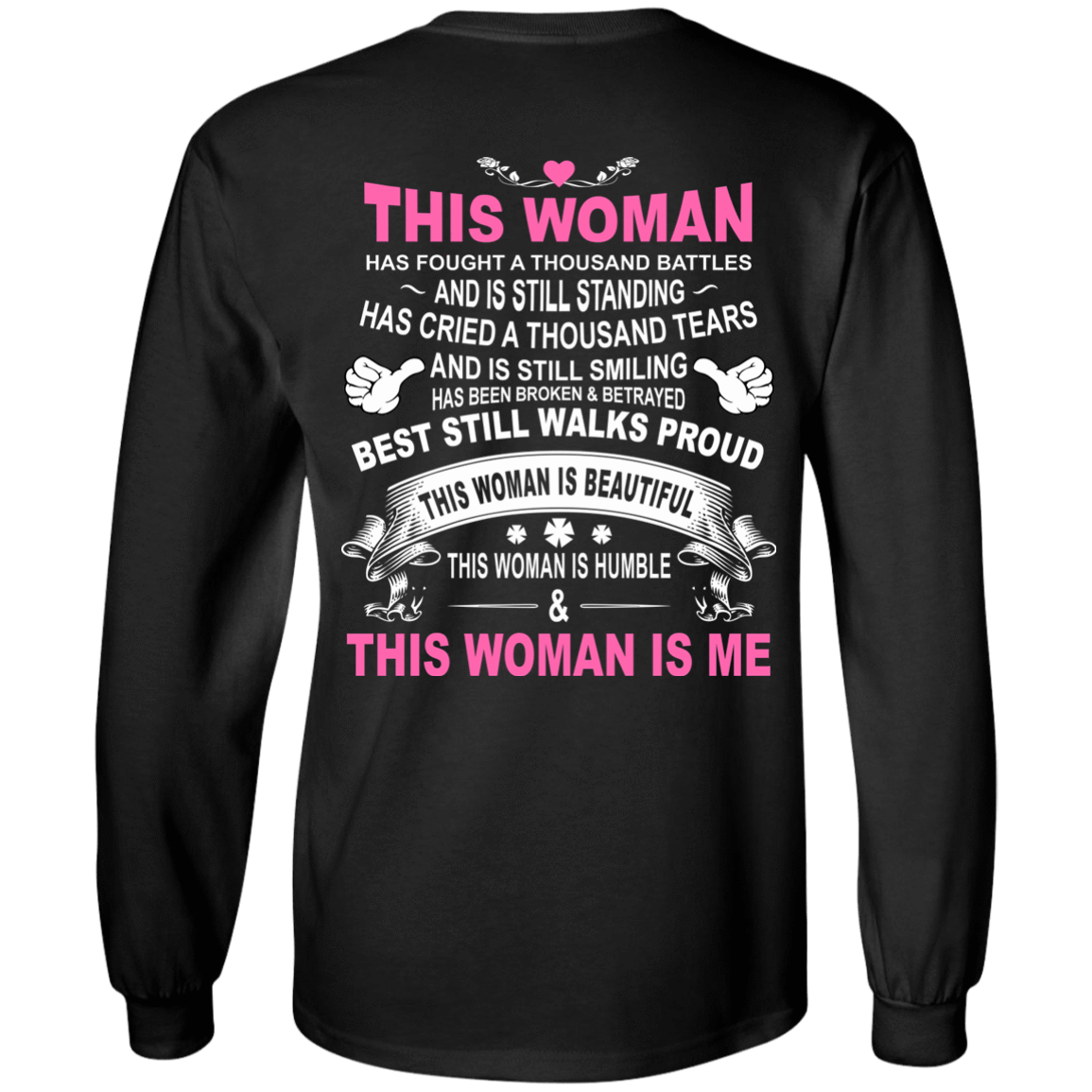 This Woman Is Me-T-Shirt & Hoodie-Long Sleeve T-Shirt-Black