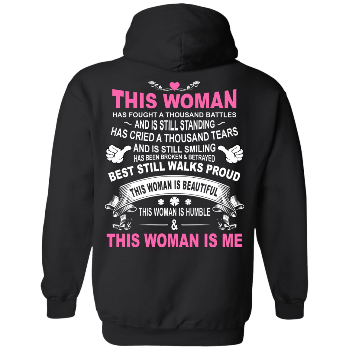 This Woman Is Me-T-Shirt & Hoodie-Pullover Hoodie-Black
