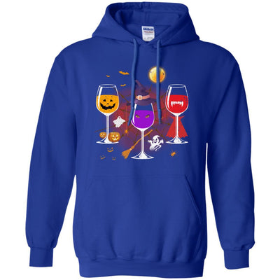 Wine Glass Of Witchcraft Funny Halloween-T-Shirt & Tank Top-Pullover Hoodie-Royal
