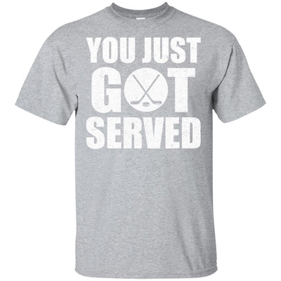 You Just Got Served Gifts For Hockey Lovers-T-Shirt & Hoodie-Classic T-Shirt-Sport Grey