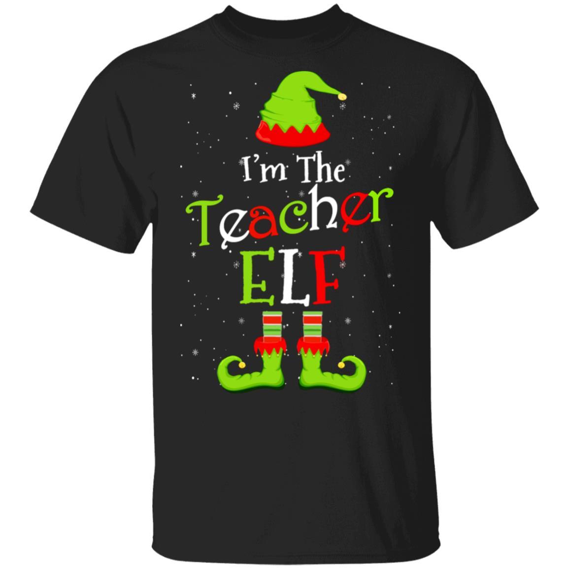 I'm The Teacher Elf Family Matching Funny Christmas Group Gift