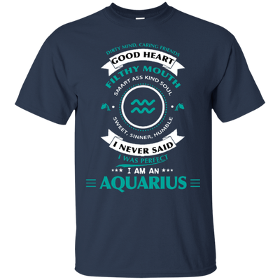 I'm An Aquarius-T-Shirt & Hoodie-Classic T-Shirt-Navy