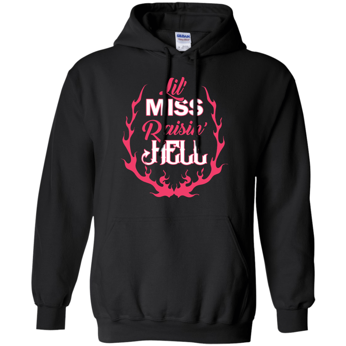 Lil' Miss Raisin Hell-T-Shirt & Hoodie-Pullover Hoodie-Black