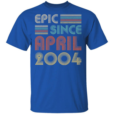 Epic Since April 2004 Vintage 17th Birthday Gifts-T-Shirt & Hoodie-Classic T-Shirt-Royal